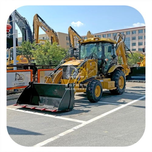 New CAT 420F backhoe loader