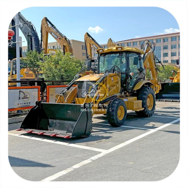 New CAT 420F backhoe loader