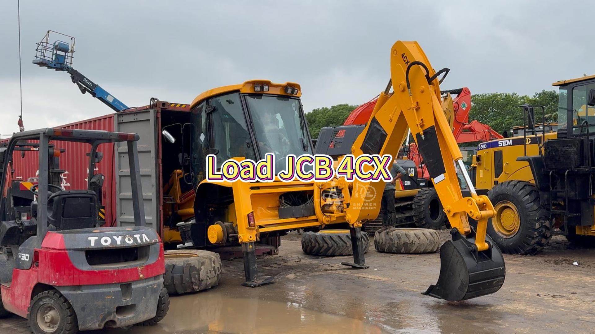 Case | Ship JCB 4cx backhoe loader and Cummins generator to Africa