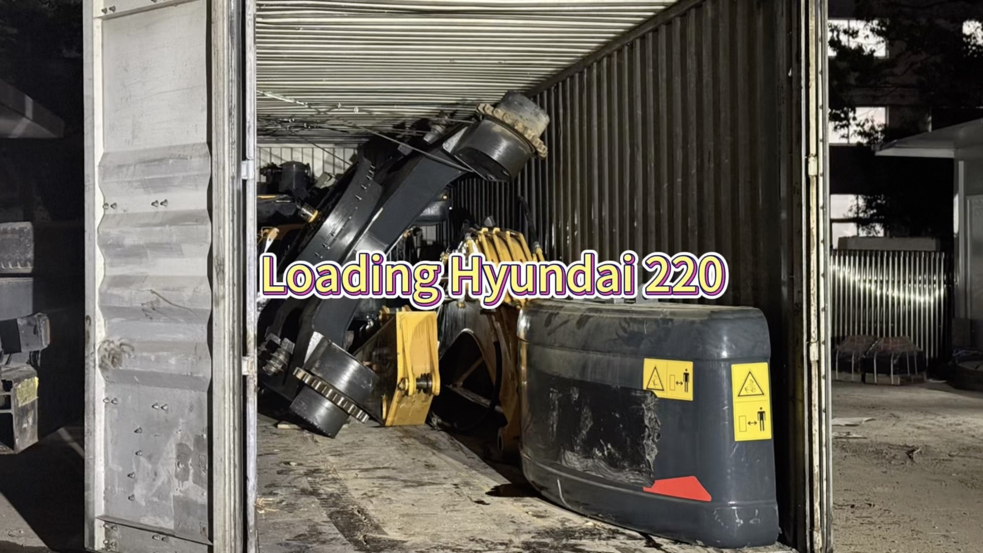 Case | Ship Hyundai R220 excavator to Africa!