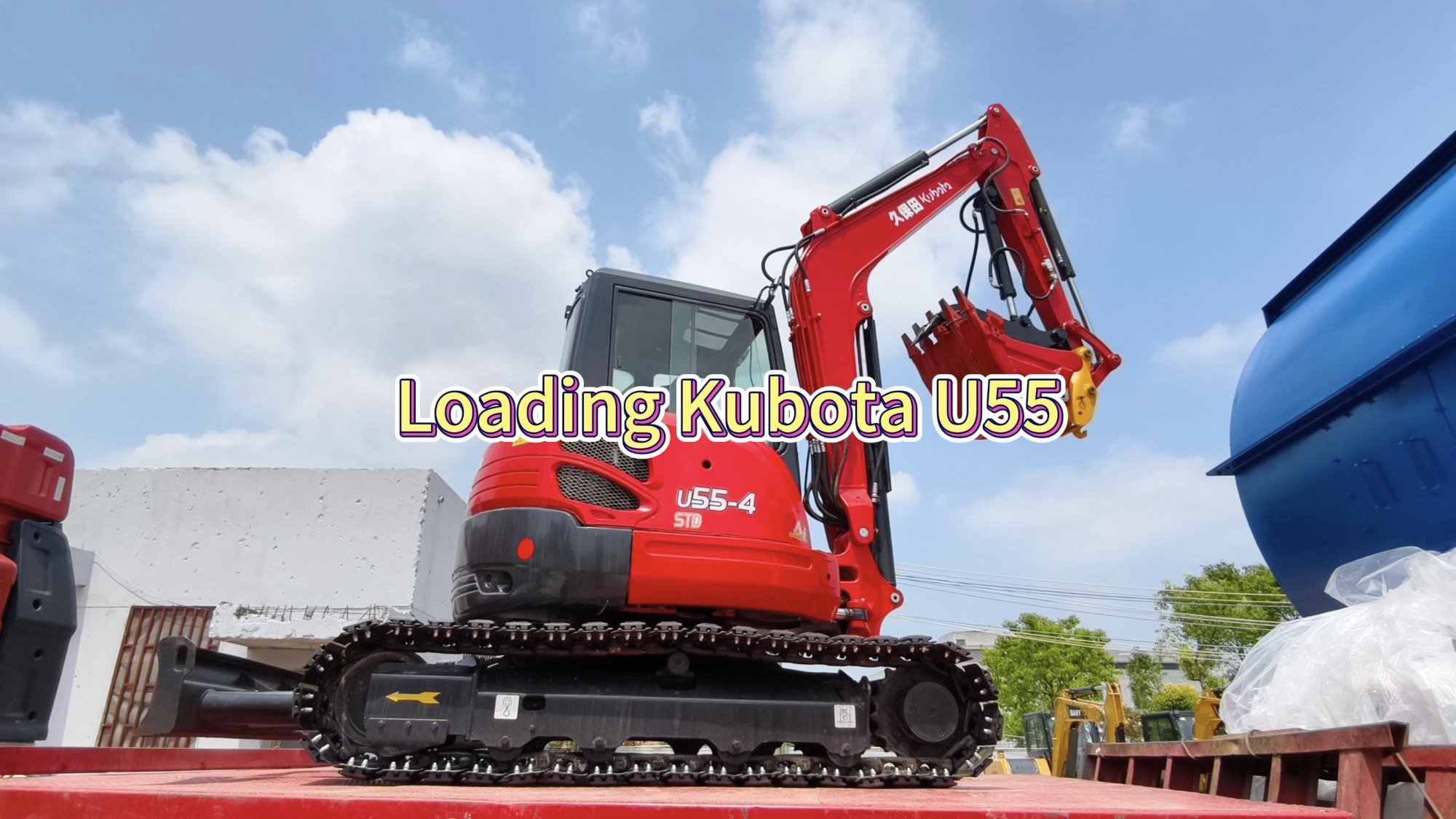 Case | Ship Kubota U55 excavator to Europe area!
