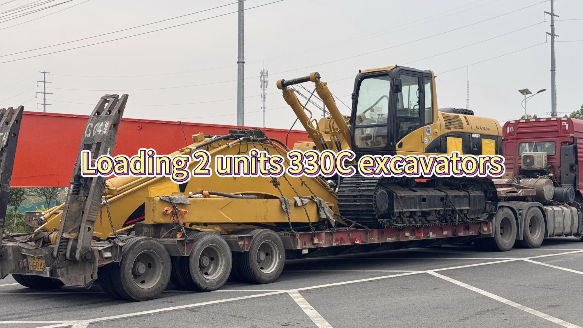 Case | Ship CAT 330C excavators to African area!