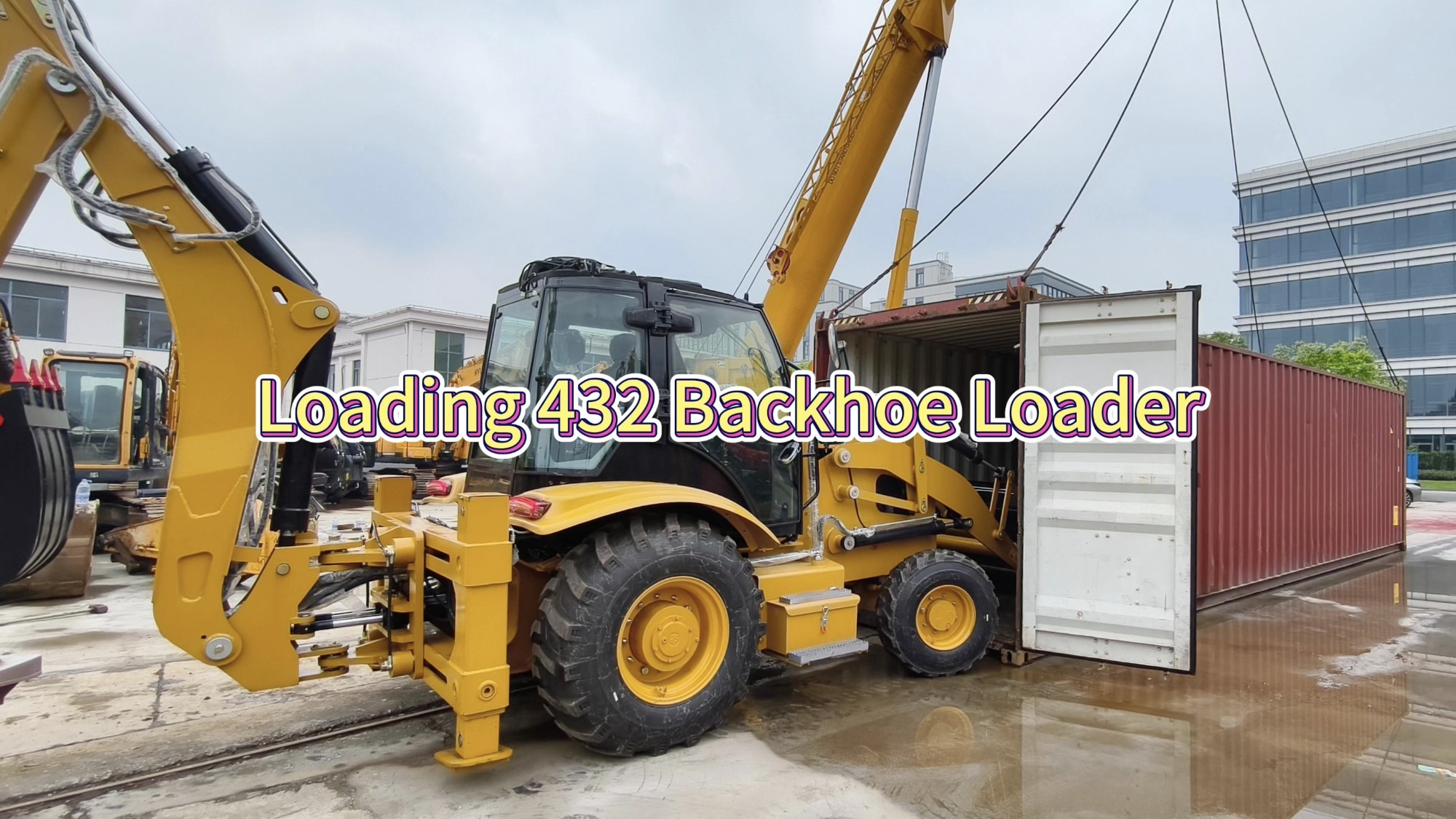 Case | Ship 432 backhoe loader to Jamaica!