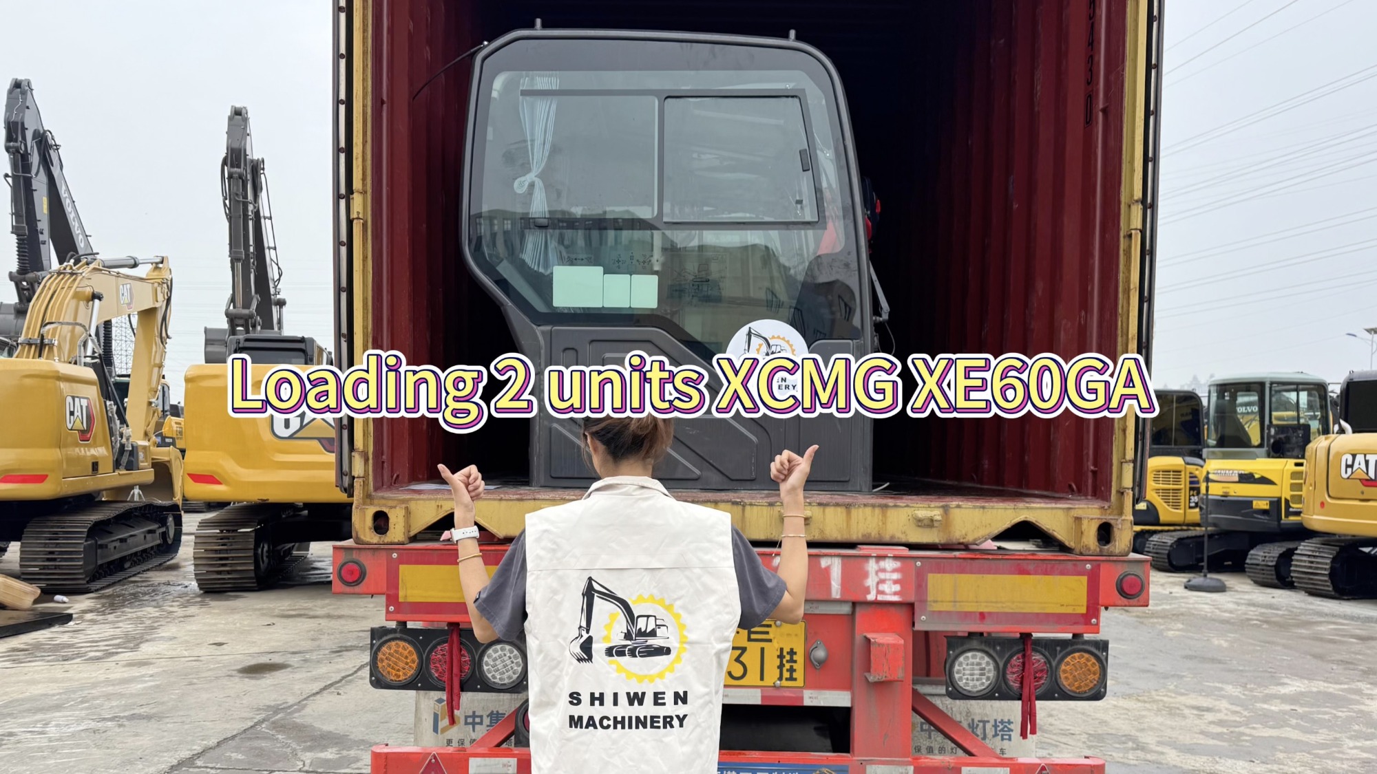 Case | Ship XCMG XE60GA new excavator to American area!