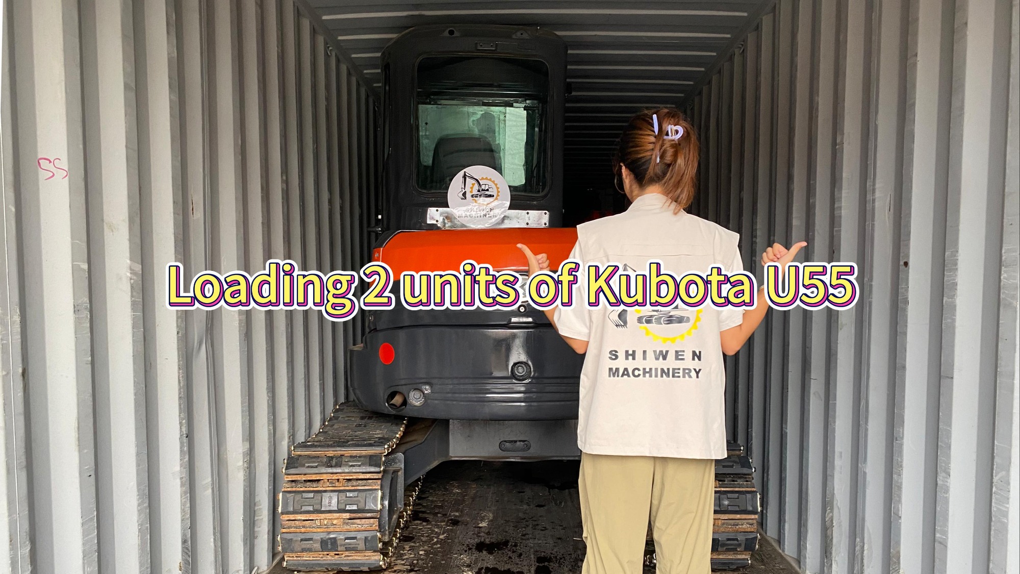 Case | Ship 2 units of Kubota U55 excavators to Europe!