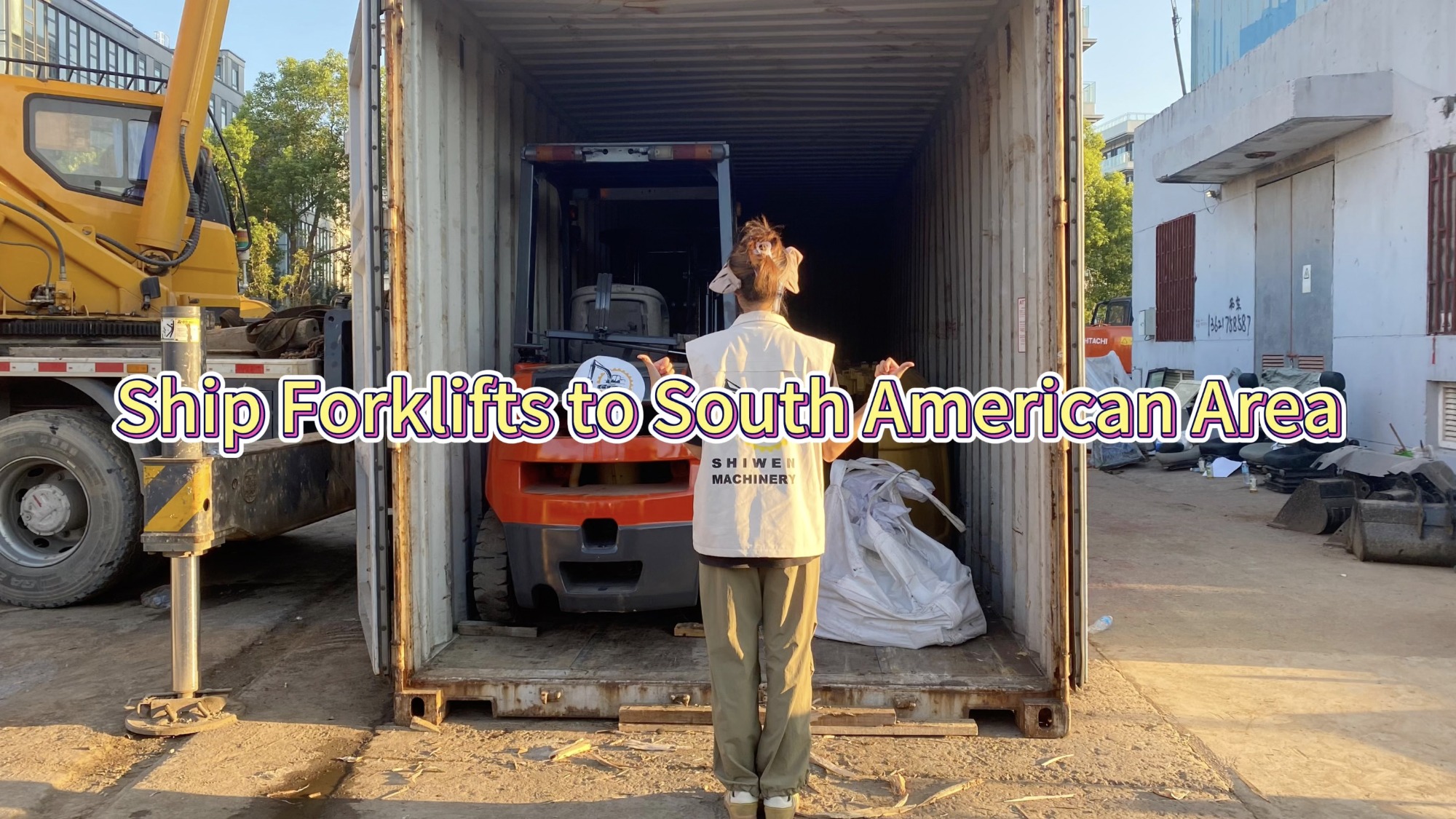 Case | Ship 4 units of Toyota forklifts to Latin American area!
