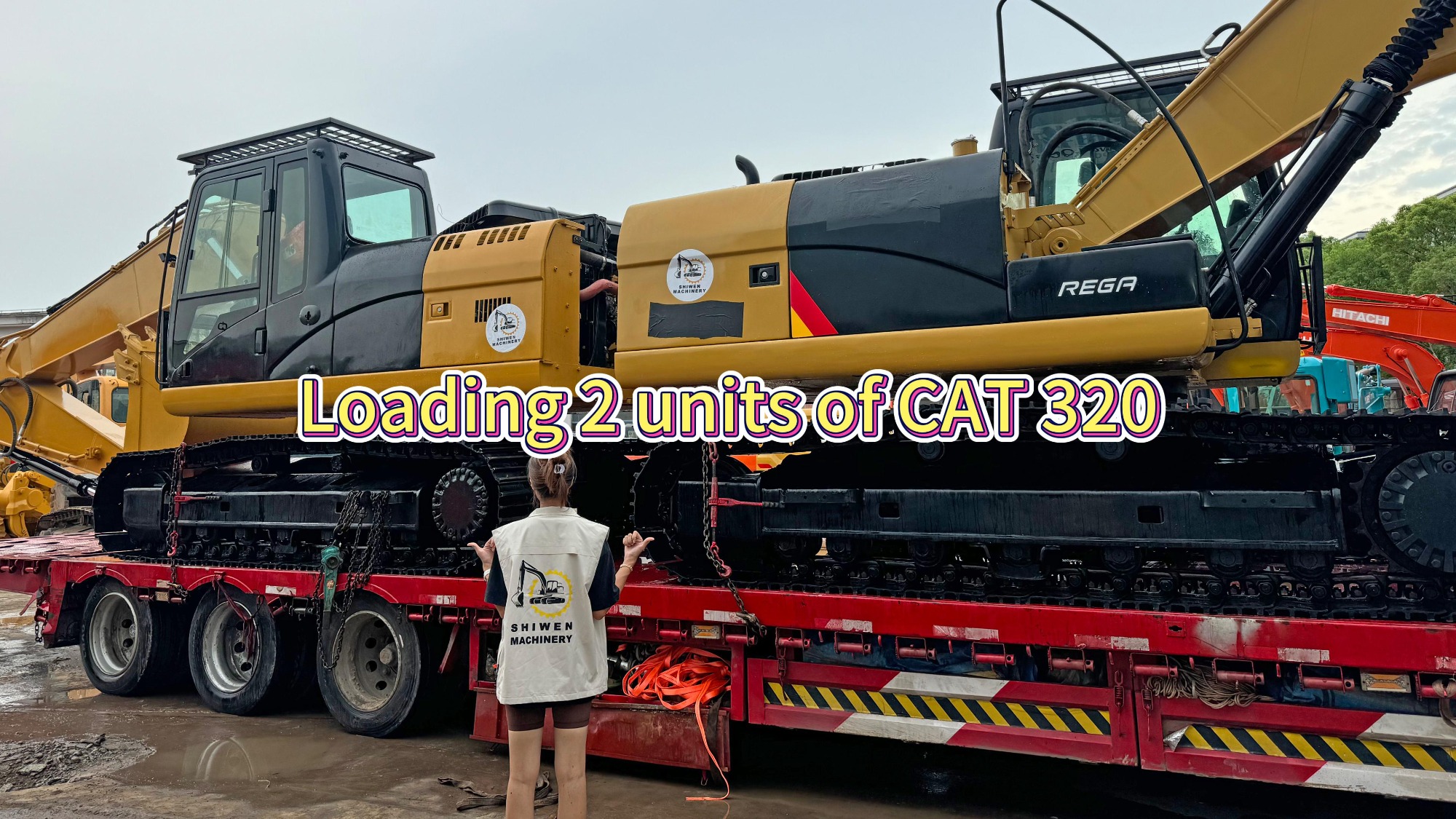 Case | Ship CAT 2 units of 320d excavator to South American area!