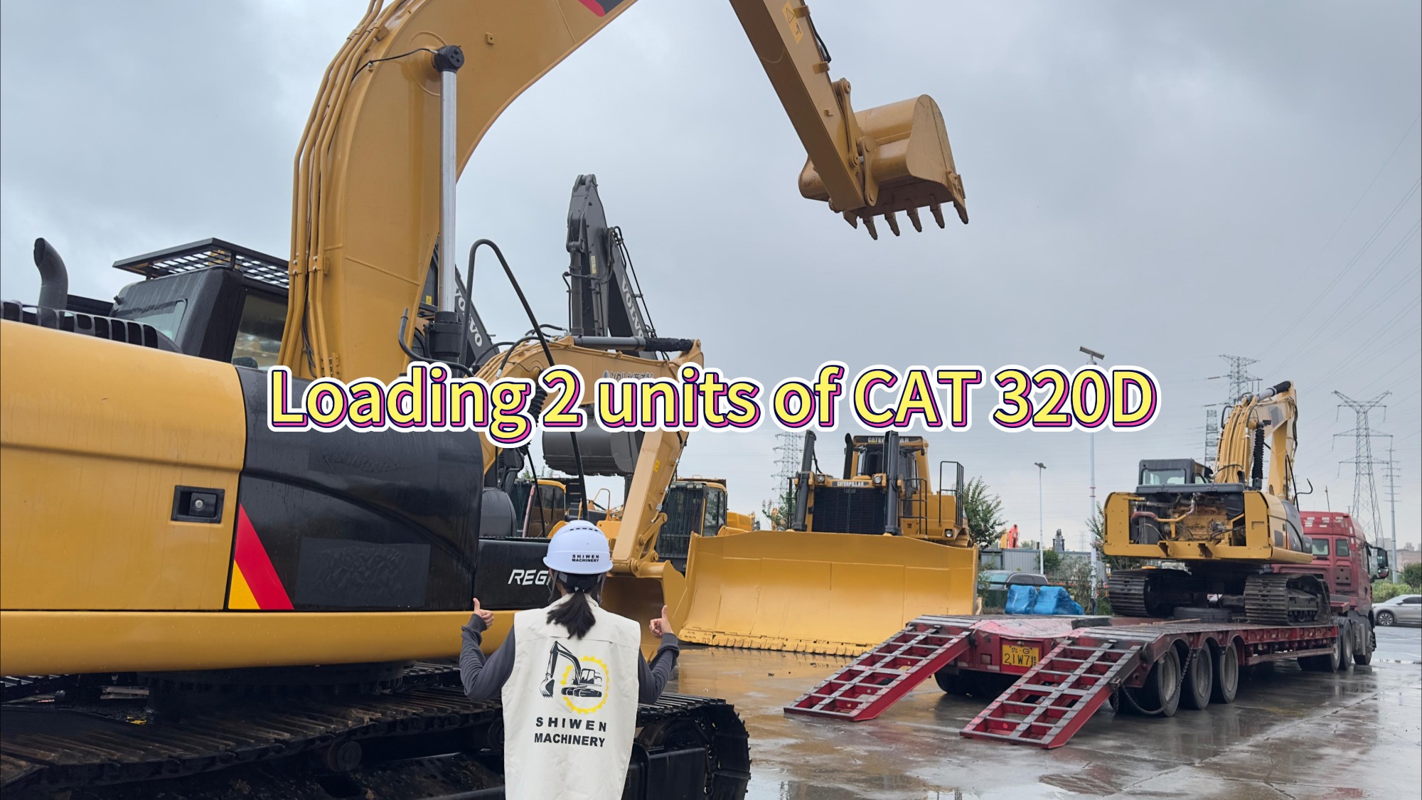 Case | Ship CAT 2 units of 320d excavator to South American area!