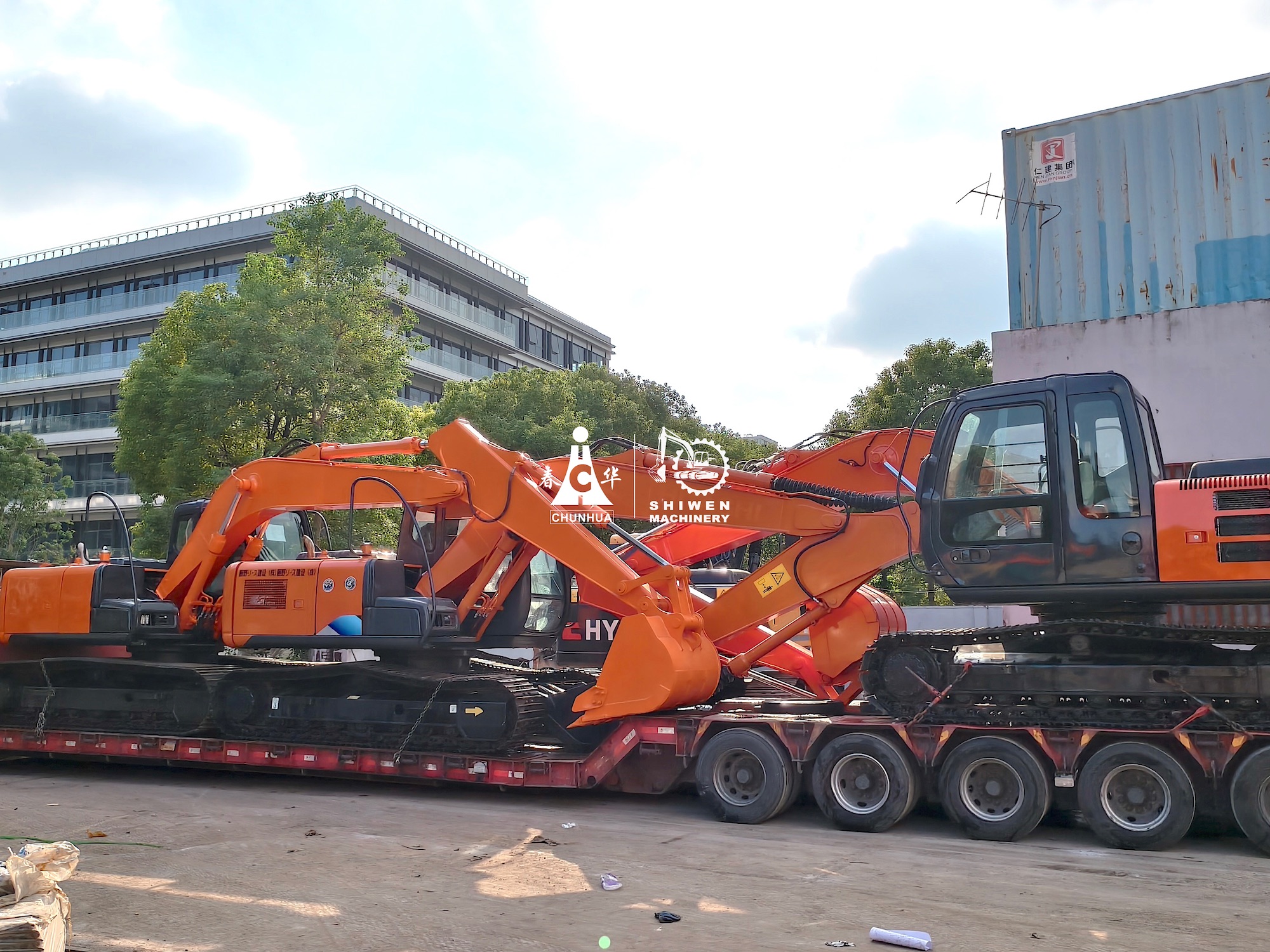 Case | Ship 3 units of Hitachi ZX130 excavators to South-East Asia