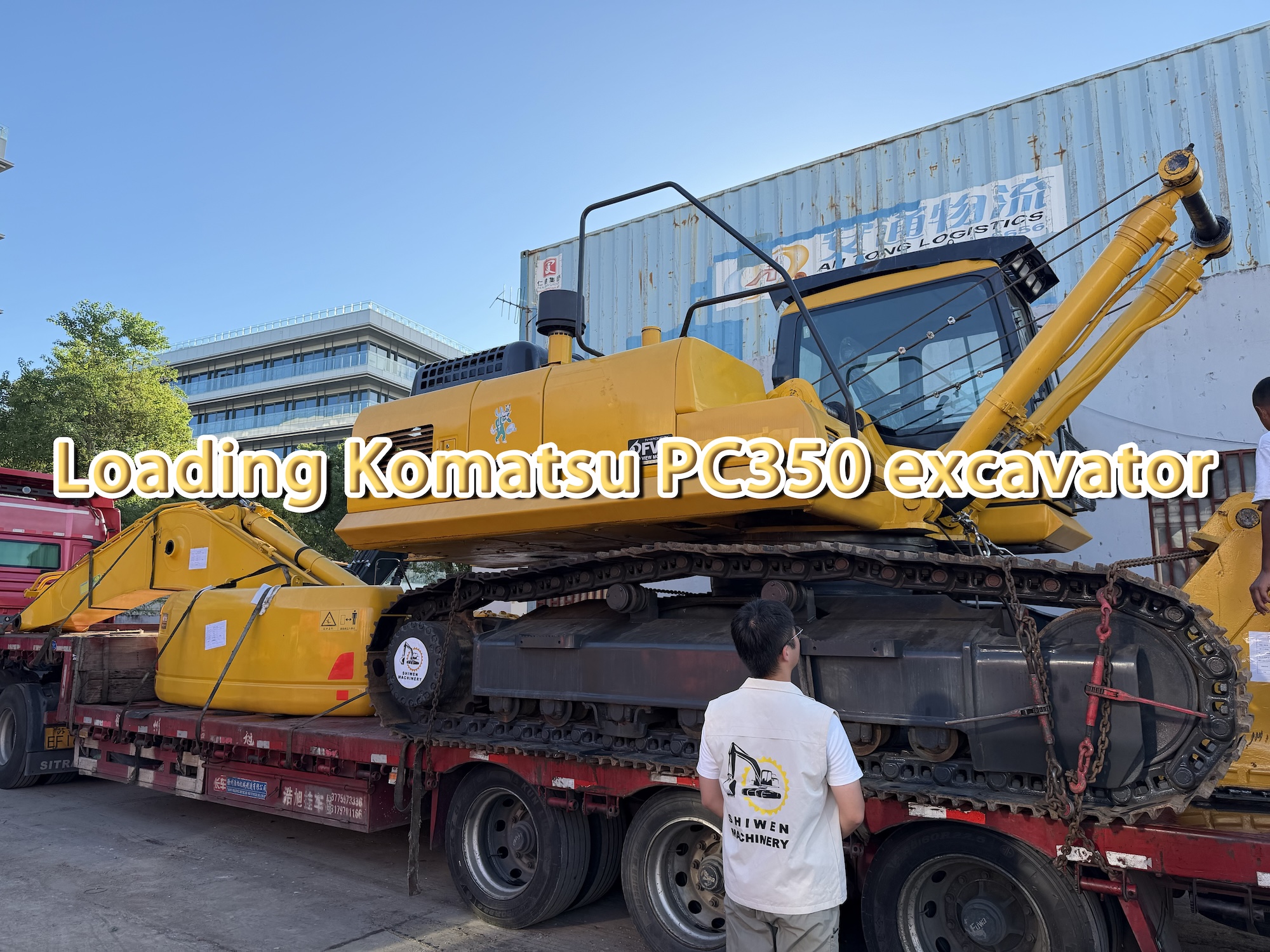 Case | Ship 3 units of Hitachi ZX130 excavators to South