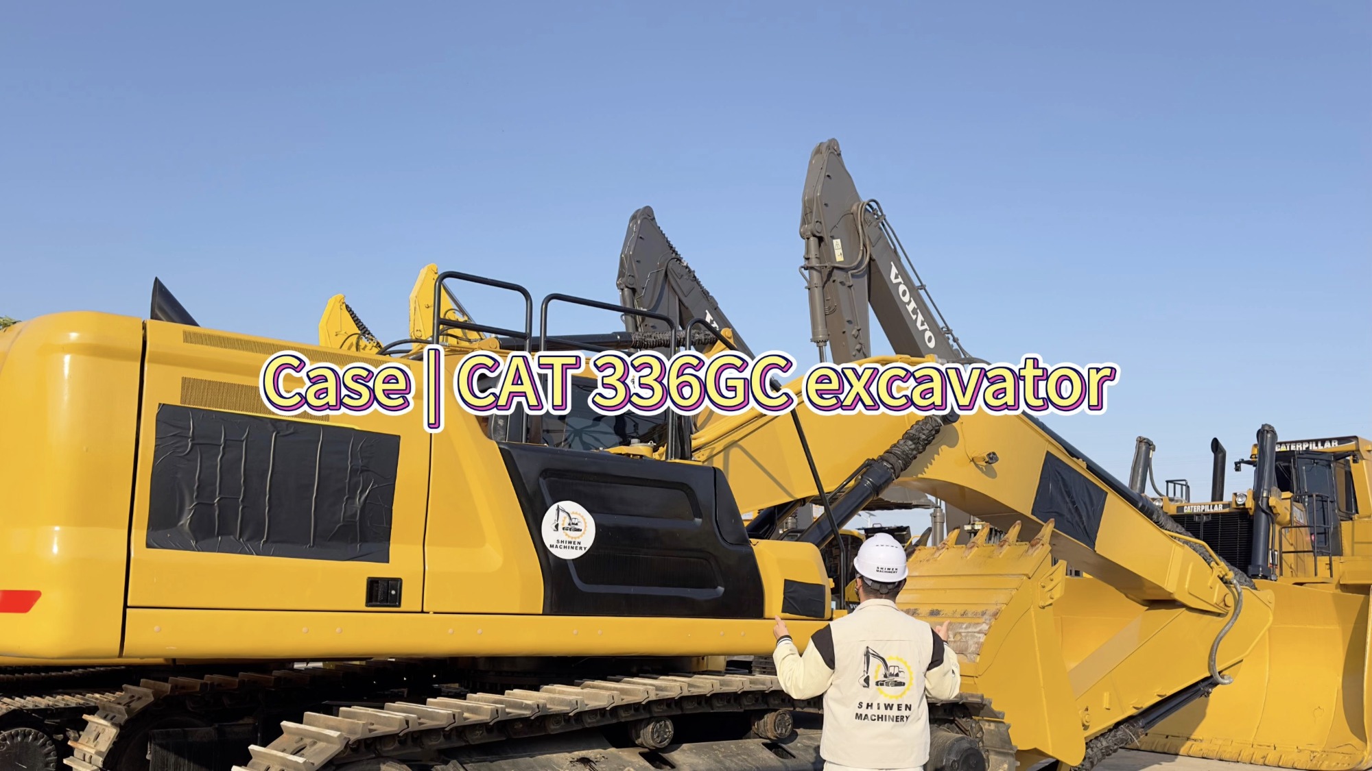 Case | Ship CAT 336GC excavator to Middle East area!