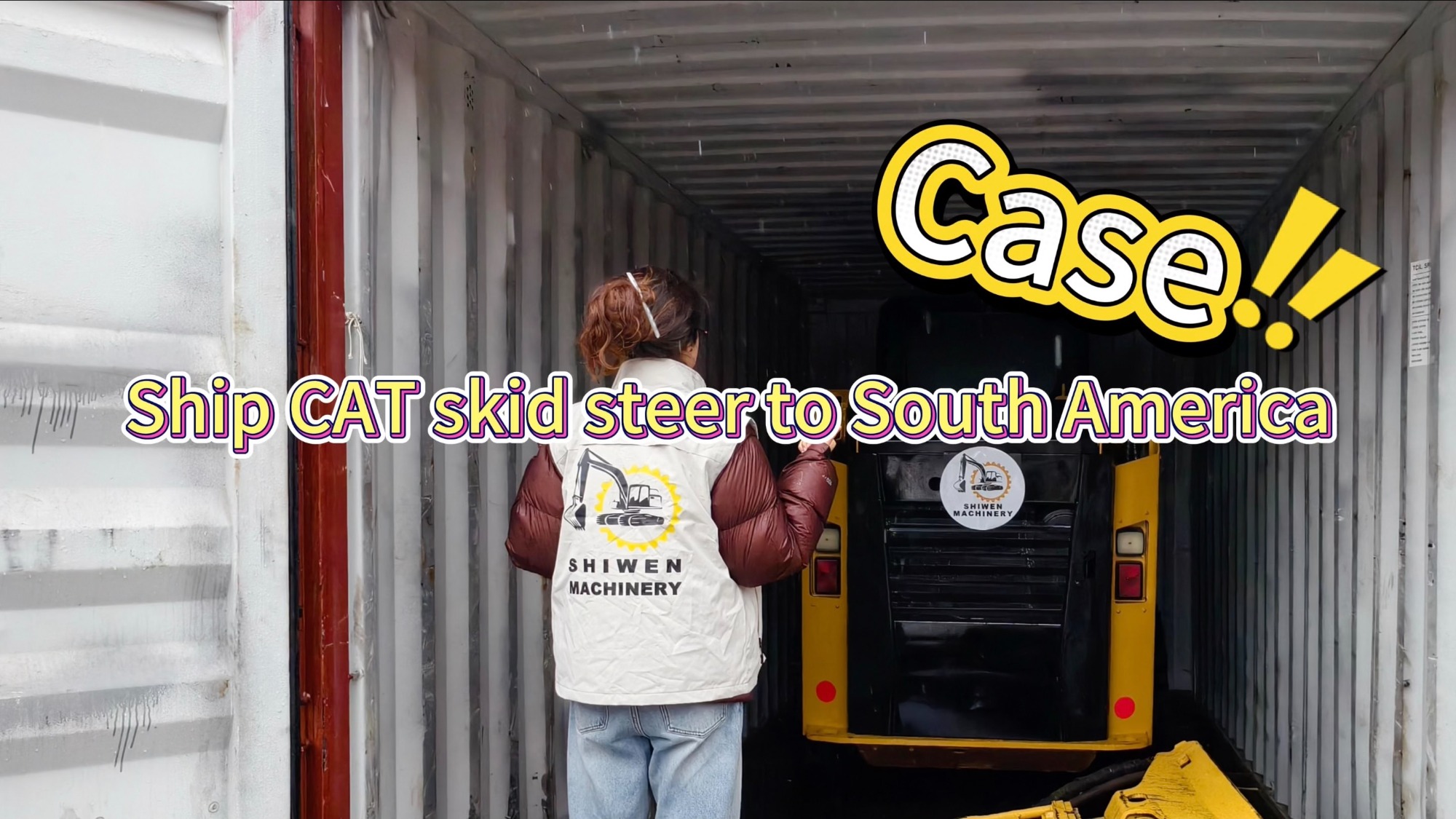 Case | Ship CAT 246 skid steer loader to South America!