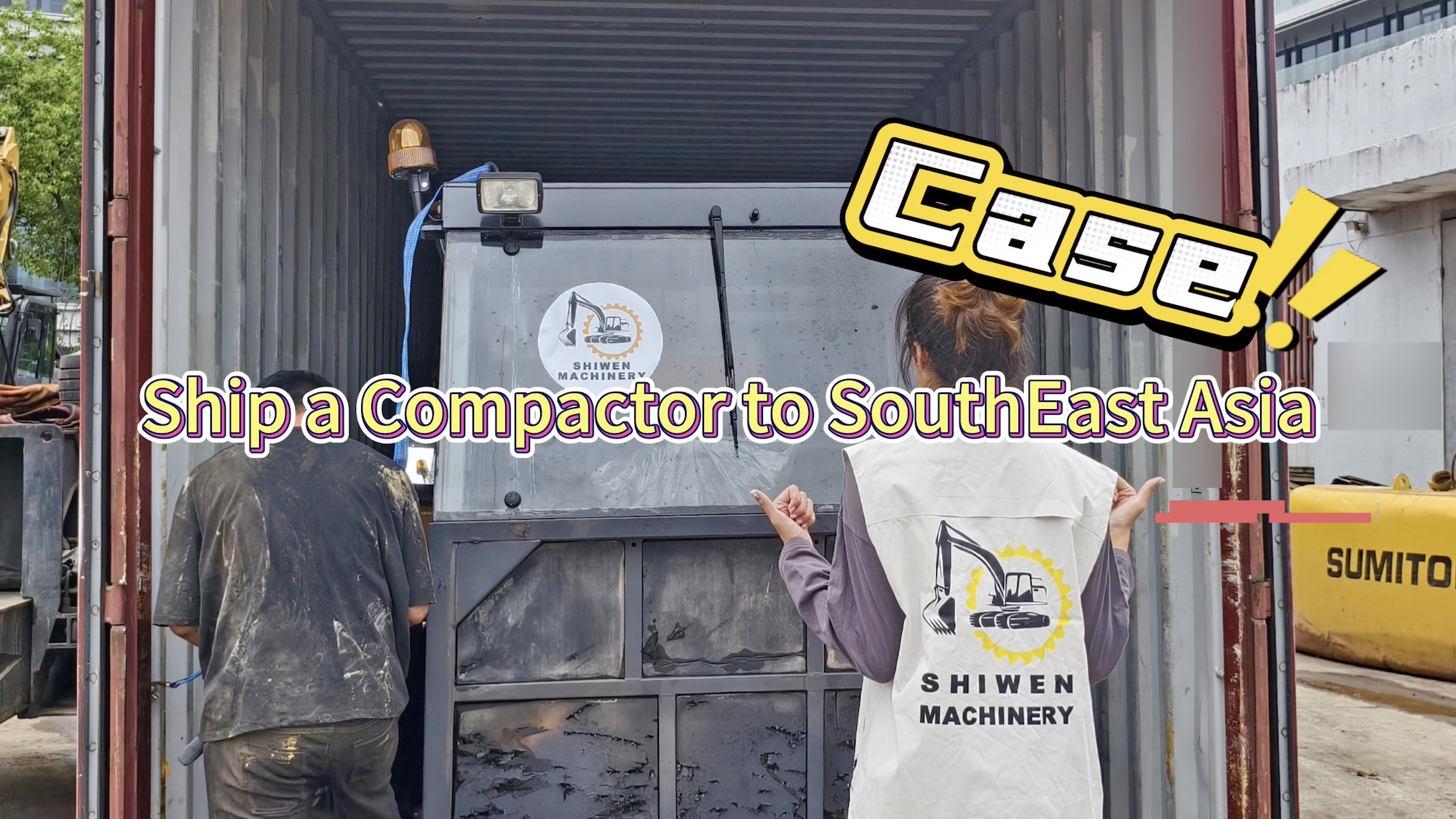 Case | Ship 22 tons compactor to South-East Asia!