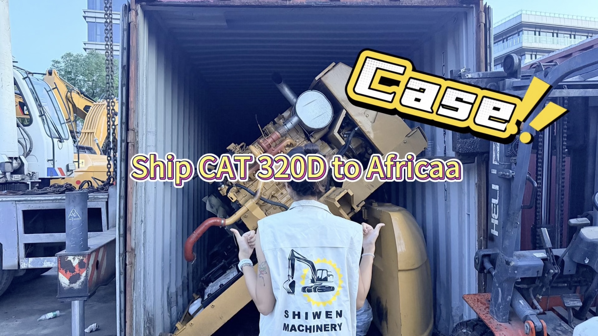 Case | Ship CAT 320D excavator to South Africa!