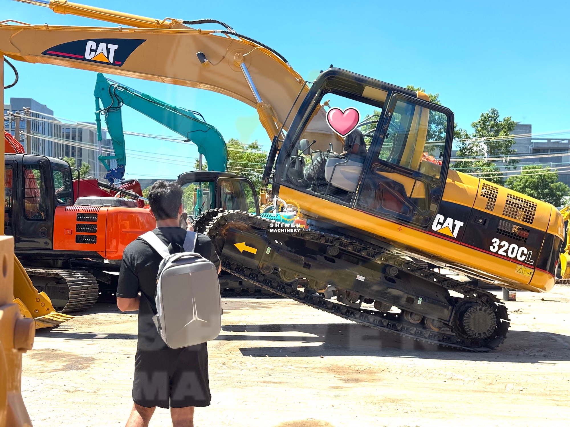 Client onsite inspection | CAT 320C 320B excavator