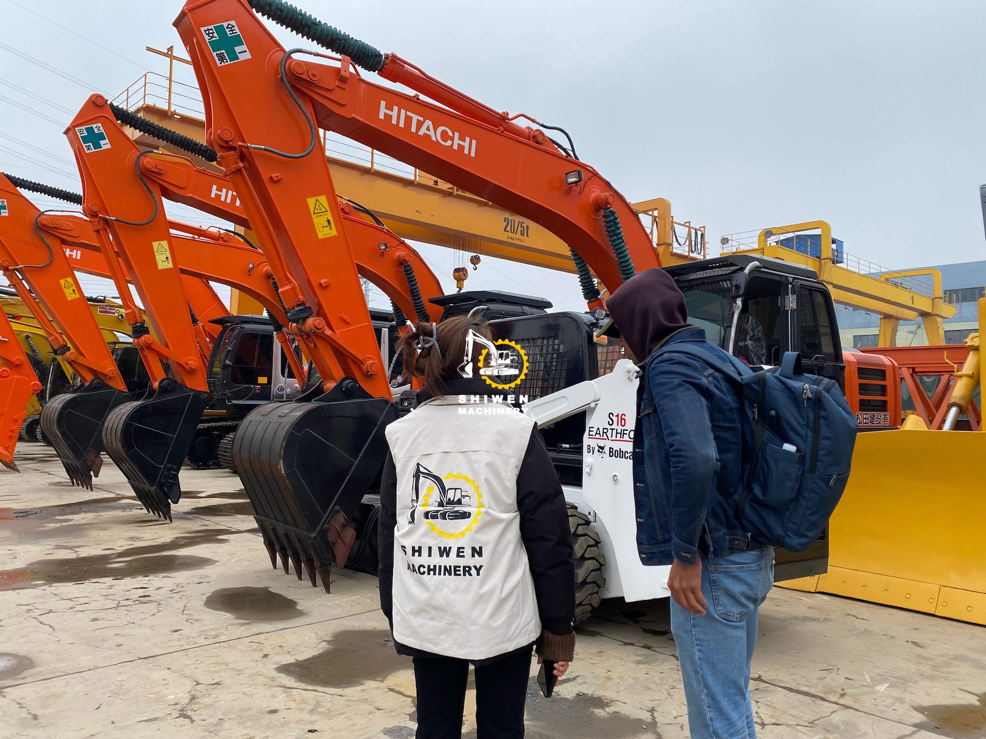 Client onsite inspection | Hitachi ZX200 &amp; Yanmar VIO35 mini excavator