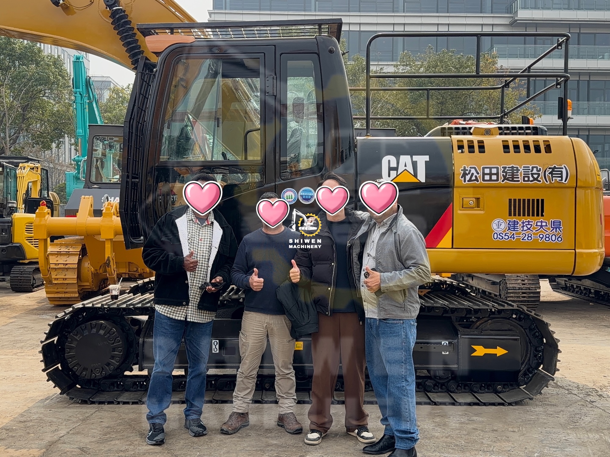 Client onsite inspection | CAT 320D2L excavator