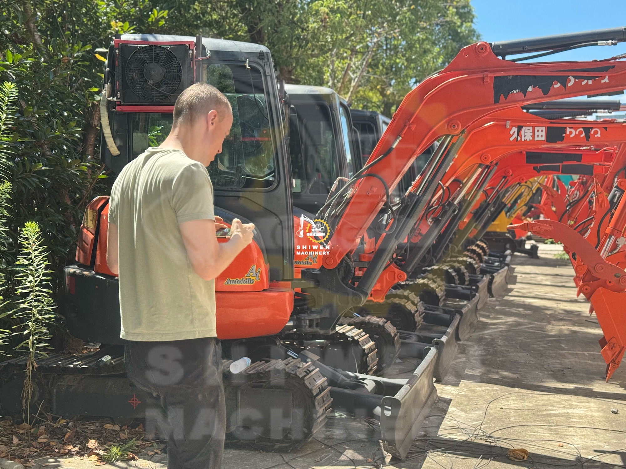 Client onsite inspection | SANY SY35 & Kubota U35 mini excavator