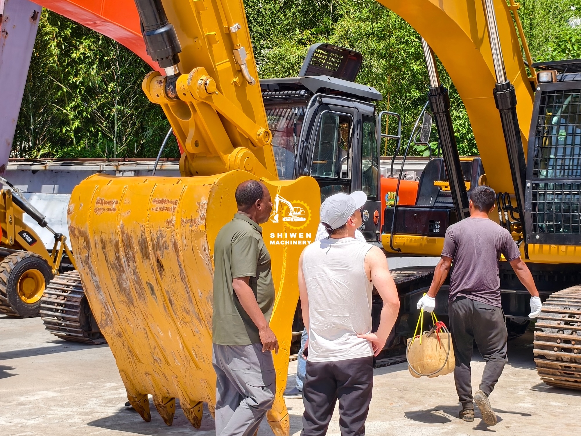 Client onsite inspection | Komatsu PC350 excavator