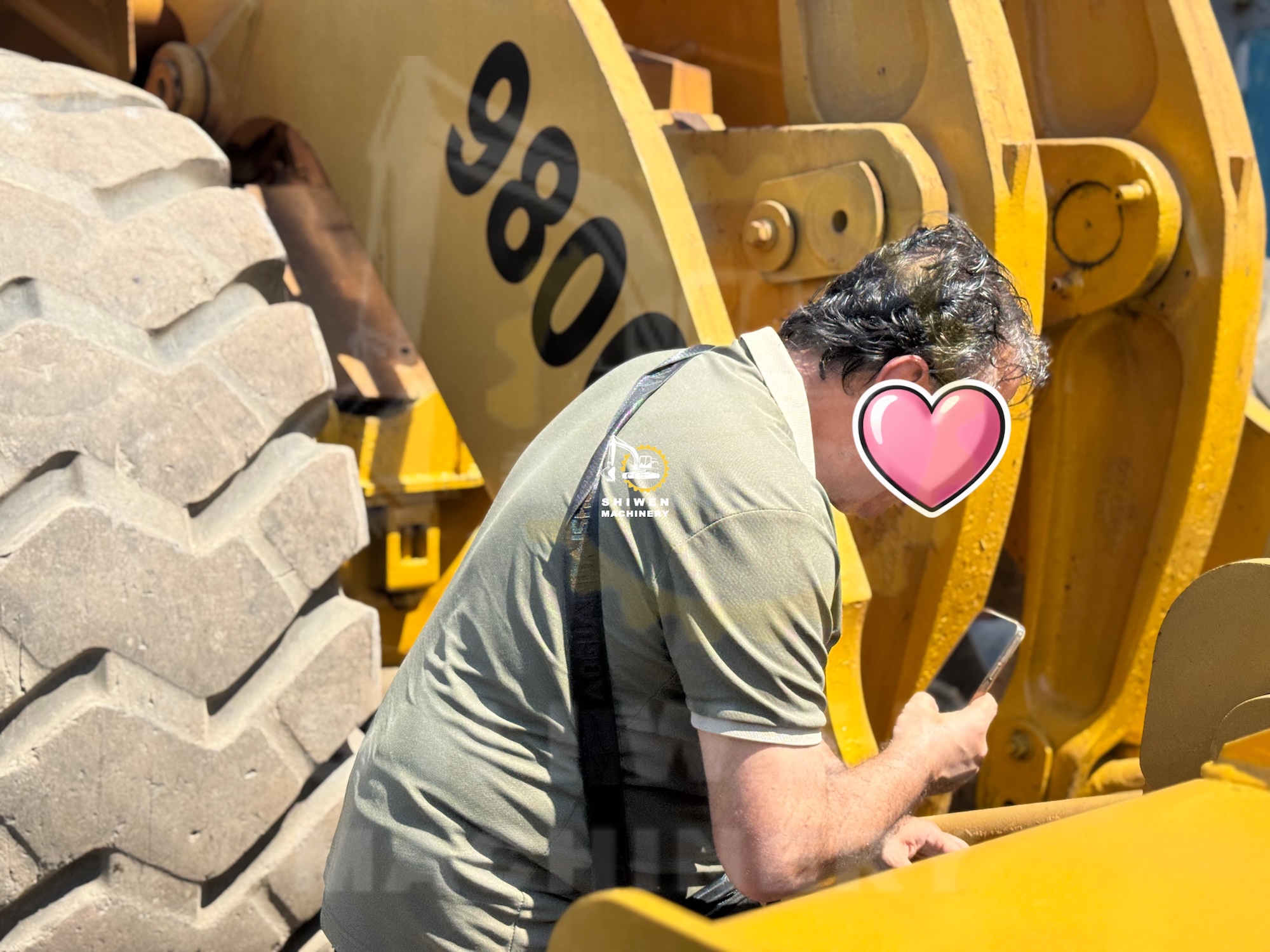 Client onsite inspection | CAT 980G wheel loader