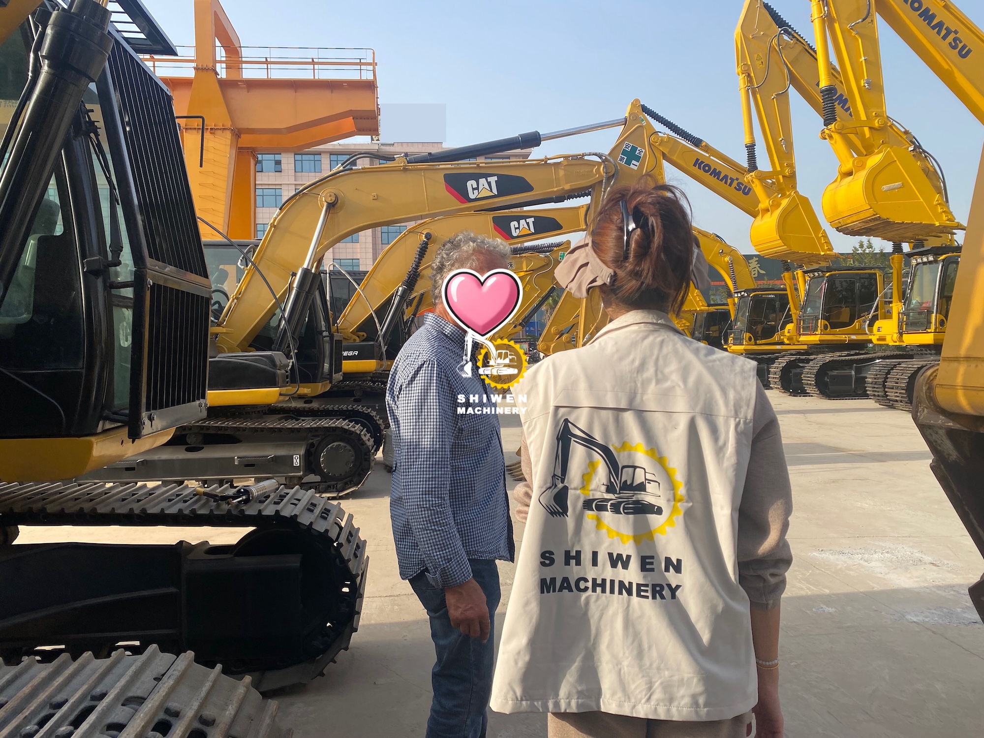 Client onsite inspection | CAT 320D excavator