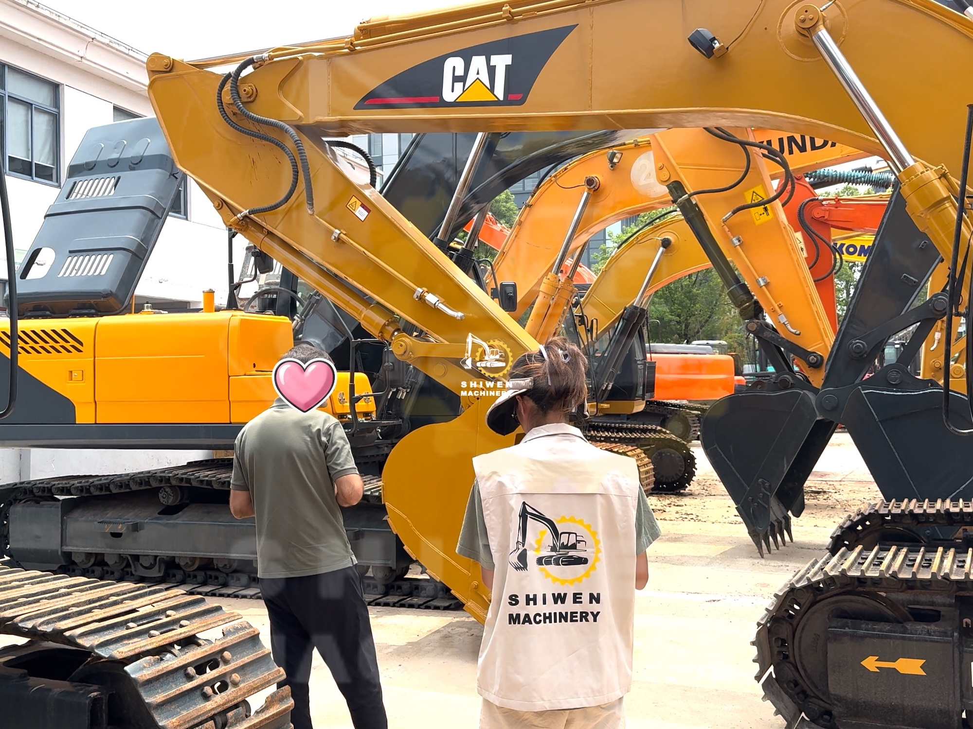 Client onsite inspection | Hyundai R220 excavator