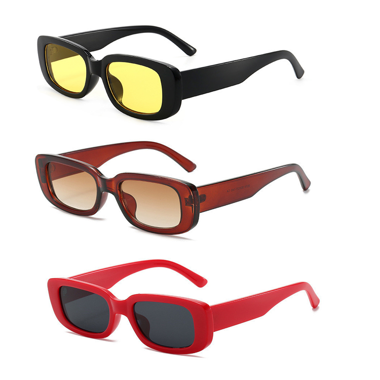 Vintage Retro Rectangle PC Sunglasses,Sunglasses,PC sunglasses