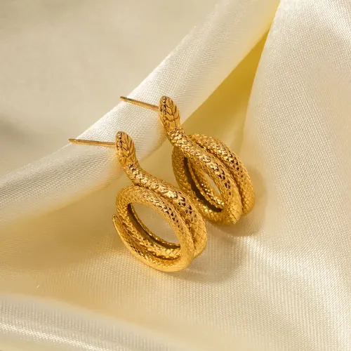 JDET819 18K stainless steel snake jewelry