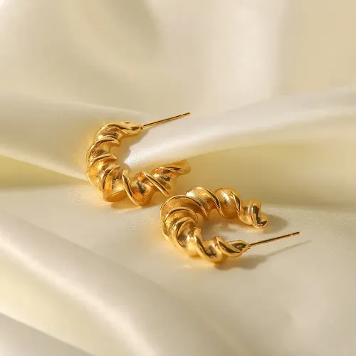 JDET169 earrings personalized gold earrings