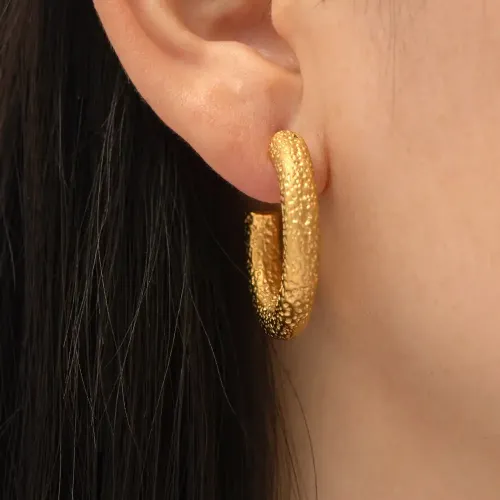 JDET403 stainless steel earrings versatile earrings