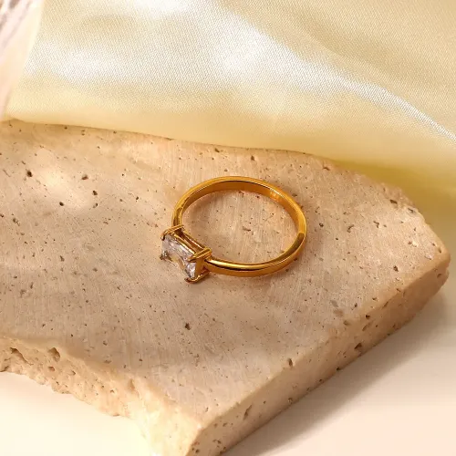 ZTRT263 Wholesale Collection: Gold Plated Fashion Rings Trendy Jewelry for Resale