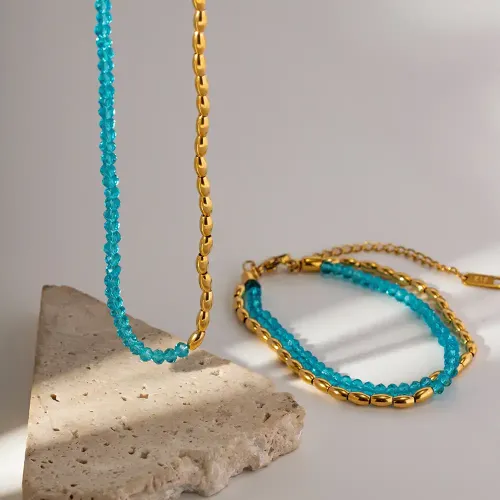 ZTNT475 Summer Ethnic Beaded Necklace for Women Fresh Fashion Jewelry Wholesale