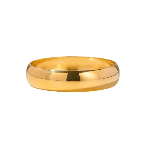 ZTBT204 18K Gold-Plated Palm Leaf Wide Open Bracelet Handcrafted Accessory jewelry