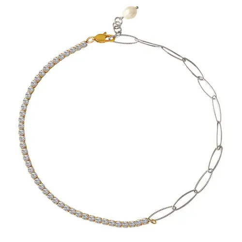 FXNT1058 Love-Inspired Ball Bead Necklace Bundle Elegant Clavicle Chain Accessory