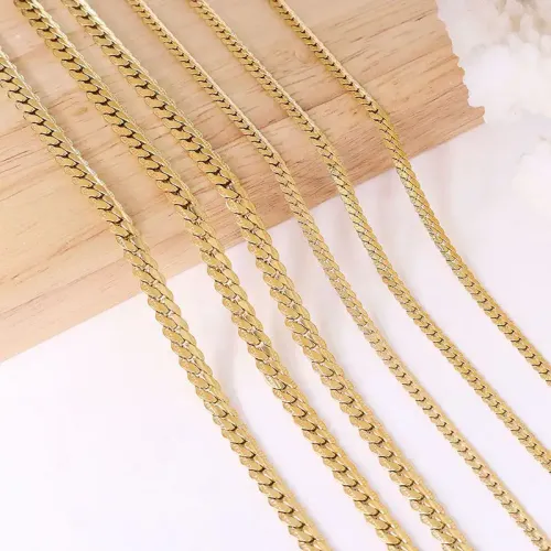 FXNT299 Elegant 18K Gold Plated Double Layer Necklace Versatile Fashion Accessory