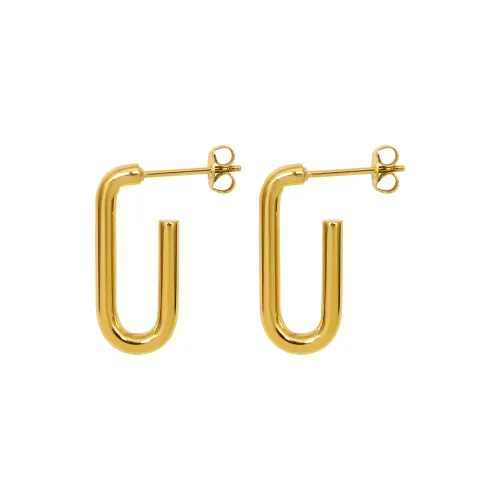 FXET746 Jewelry U-shaped geometric earrings earrings 18k gold earrings
