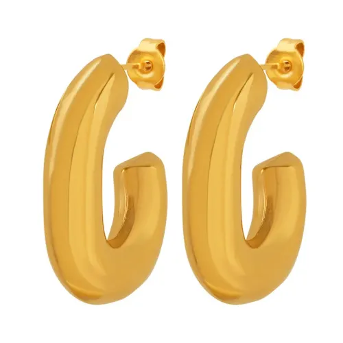 FXET332 Earrings U -shaped earrings Coarse earrings quality