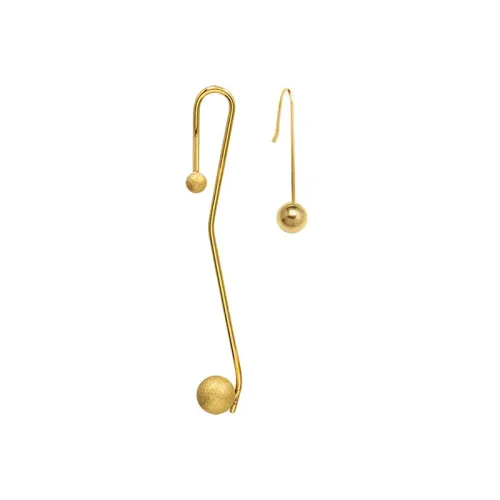 FXET369 Alien sand gold noodle handmade earrings earrings material material material