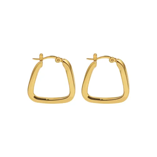 FXET735 Geometric earrings 18K gold