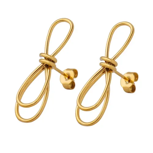FXET183 Gold -plated soft chain butterfly earrings earrings earrings