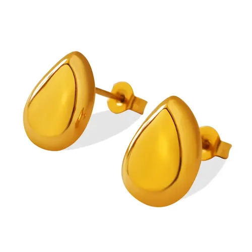 FXET238 Gold -plated water drop earrings earrings