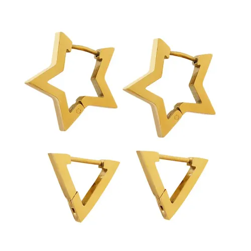 FXET259 Autumn and winter geometry Star Star Starry Earrings Female Earrings Jewelry