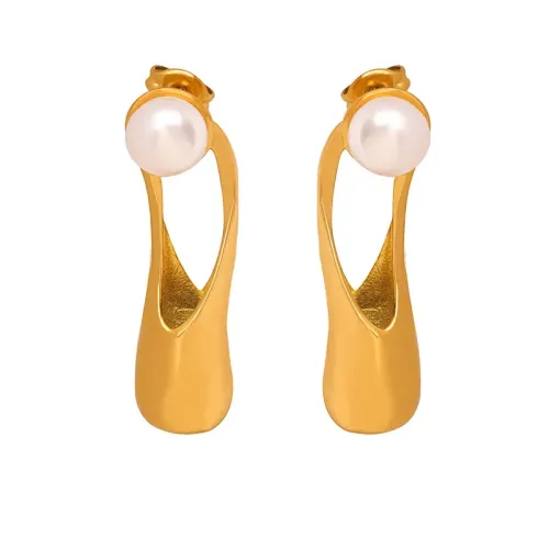 FXET107 Long Pearl Liusu Romantic Symatic Freshwater Pearl earrings spot wholesale