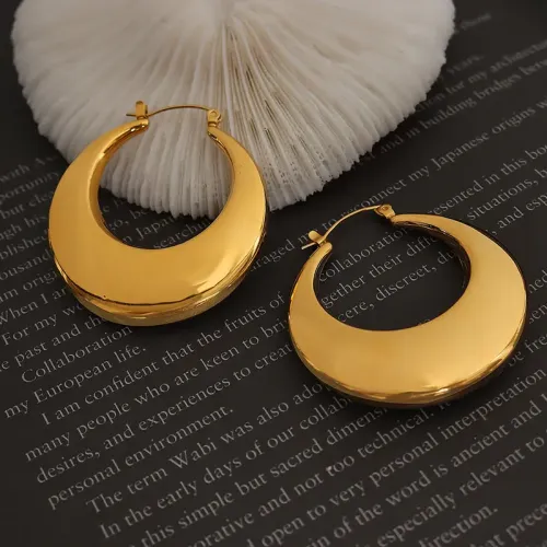 FXET500 Geometric U-shaped earrings for women