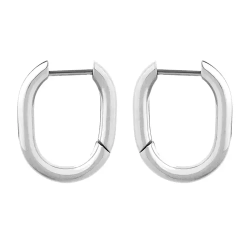 FXET400 Geometric U -shaped earrings autumn ear decoration 18K gold