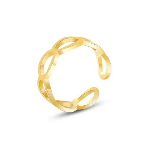 FXRT371 Wholesale Couples' Hollow Open Ring Jewelry Trendy Love Bands