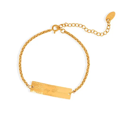 FXBT202 Changwan High-Quality English engrave Bracelet Trendy Wholesale Fashion Accessory