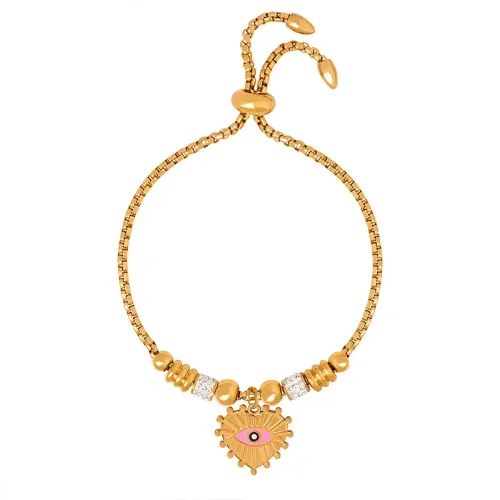 FXBT120 Wholesale Women's Medieval Eye Pendant Bracelets Assorted Vintage Charms