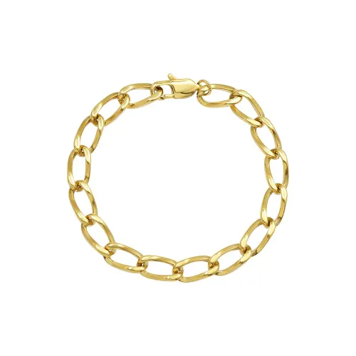 FXBT175 18K Gold Geometric Thick Chain Bracelet – Hot Luxury Fashion Jewelry