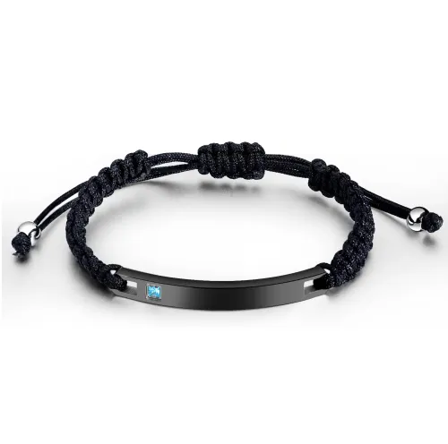 BTM308 Curved Titanium Steel Couple Bracelet Glossy Engraving Bracelet Chinese Valentine's Day